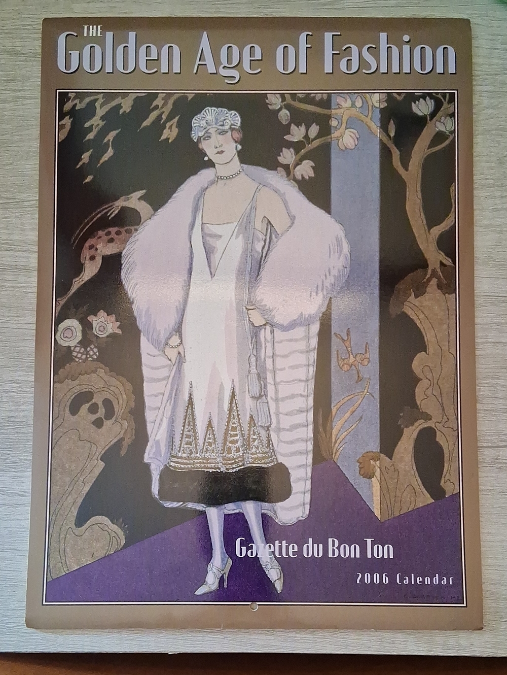 The Golden Age of Fashion 2006  Wall Calendar - New!